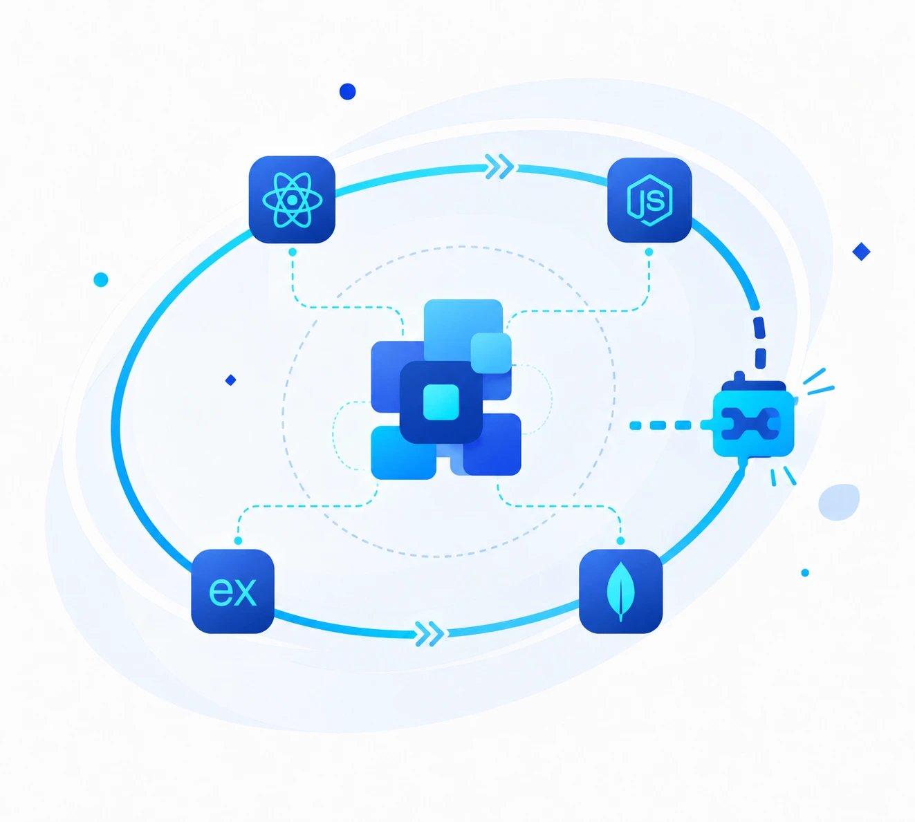 MERN stack bug fixing illustration