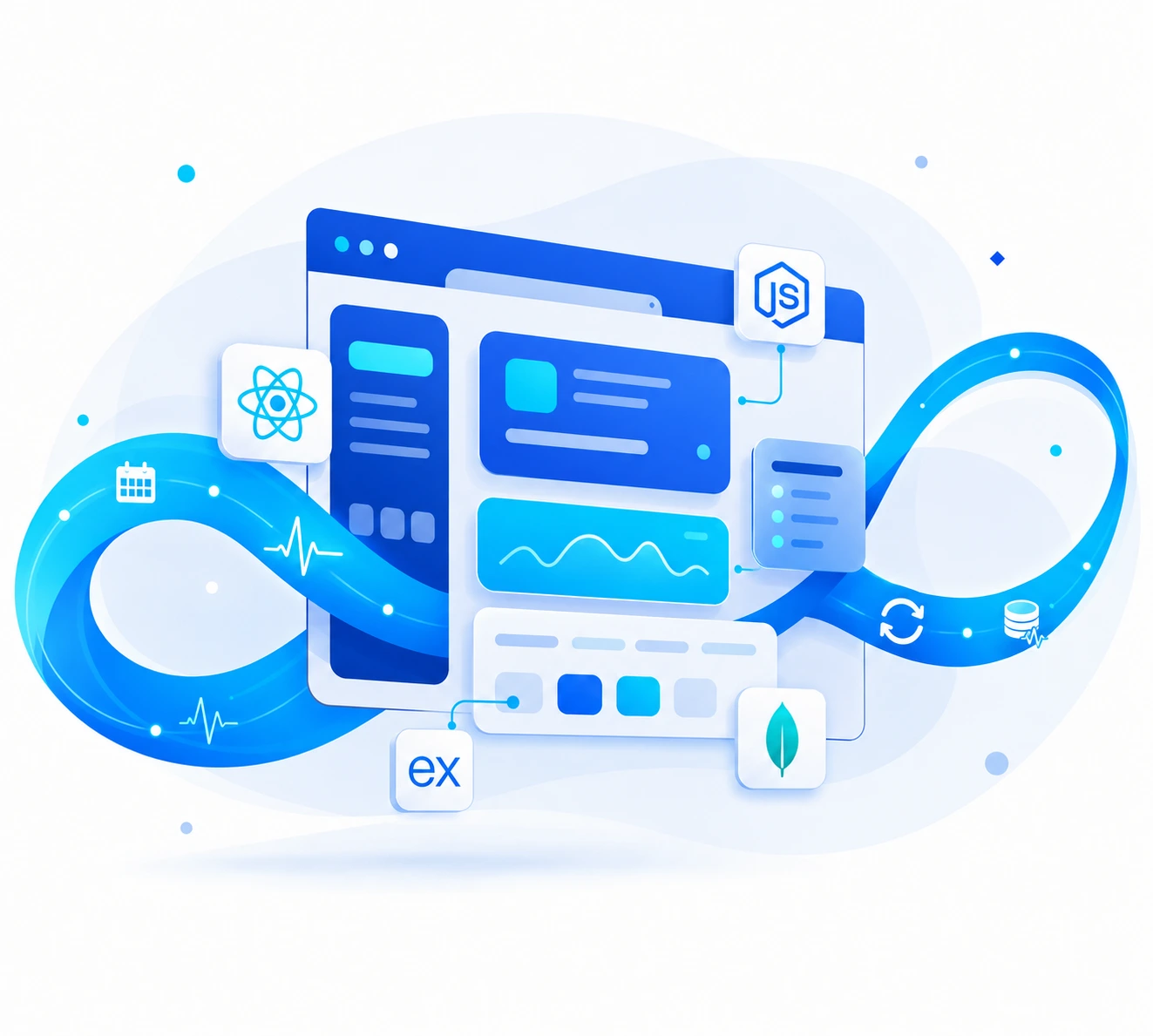 MERN stack bug fixing illustration