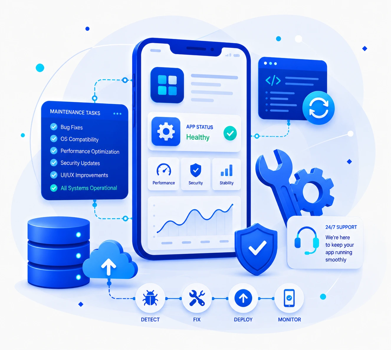 Mobile App Maintenance & Support Services